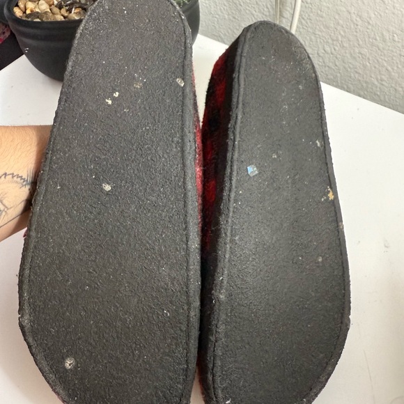 Birkenstock Red and Black Checkered Men's Slippers - Picture 5 of 5